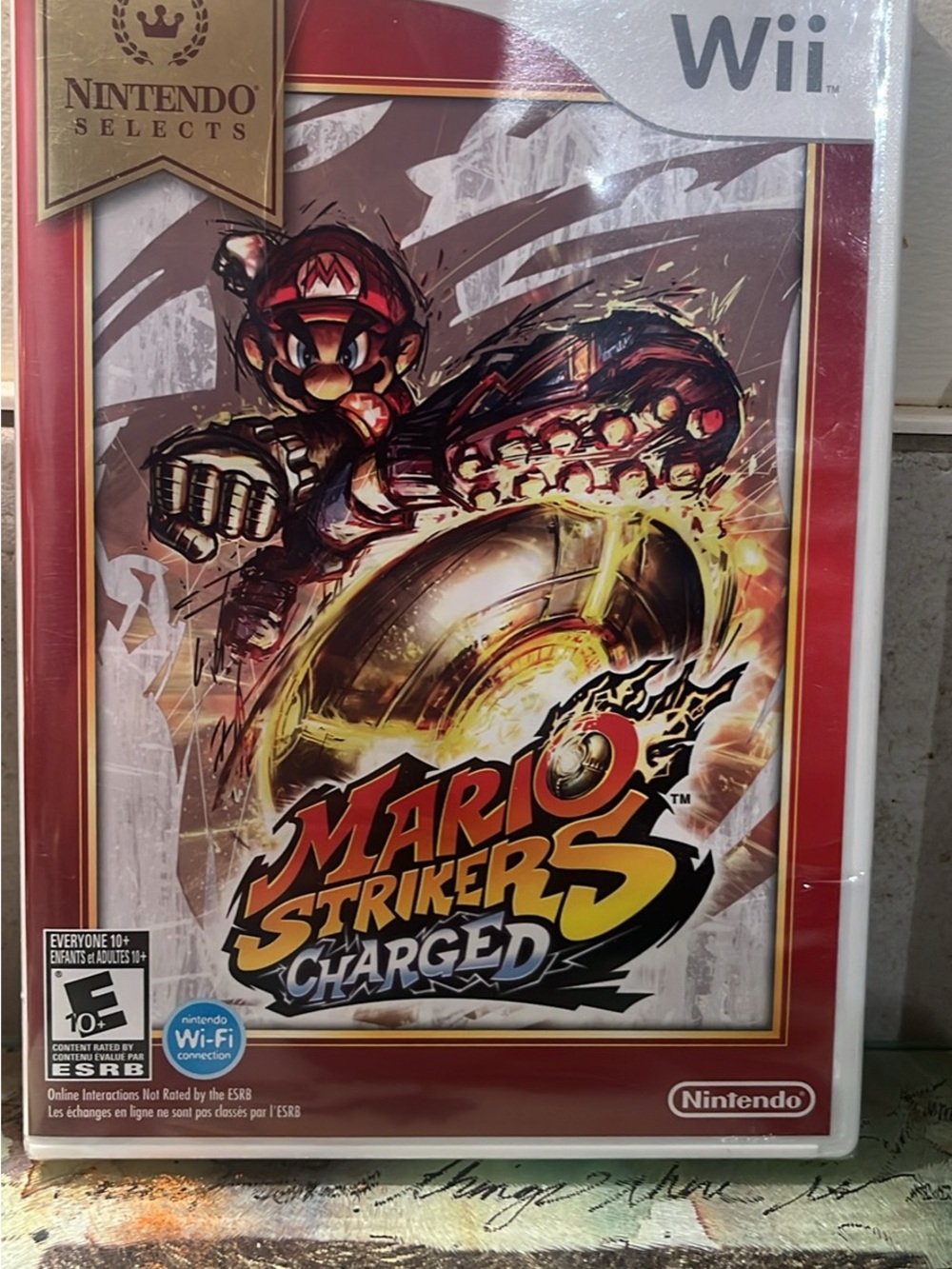 Nintendo Mario Strikers Charged (Red, Gold) - Wii Selects